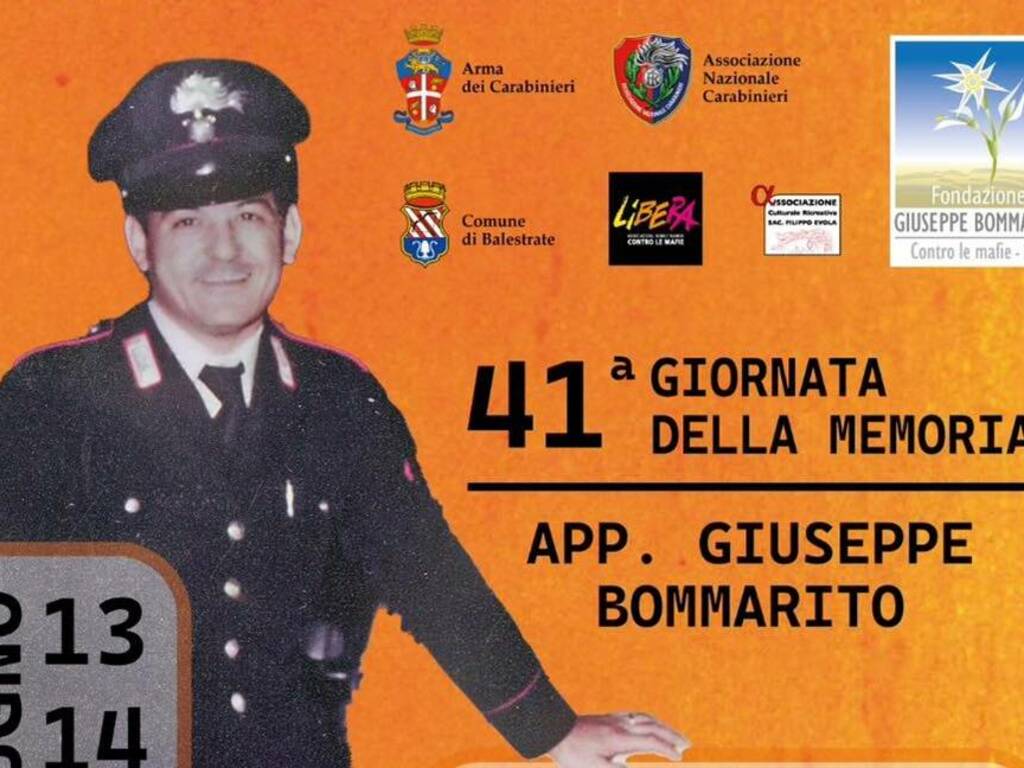 A 41 anni dalla strage mafiosa anche Balestrate ricorda un suo illustre figlio, l’appuntato dei carabinieri Giuseppe Bommarito