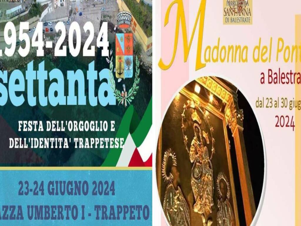 Grande festa oggi a Trappeto e Balestrate, si celebrano i 70 anni di autonomia e l’arrivo del quadro della Madonna del ponte