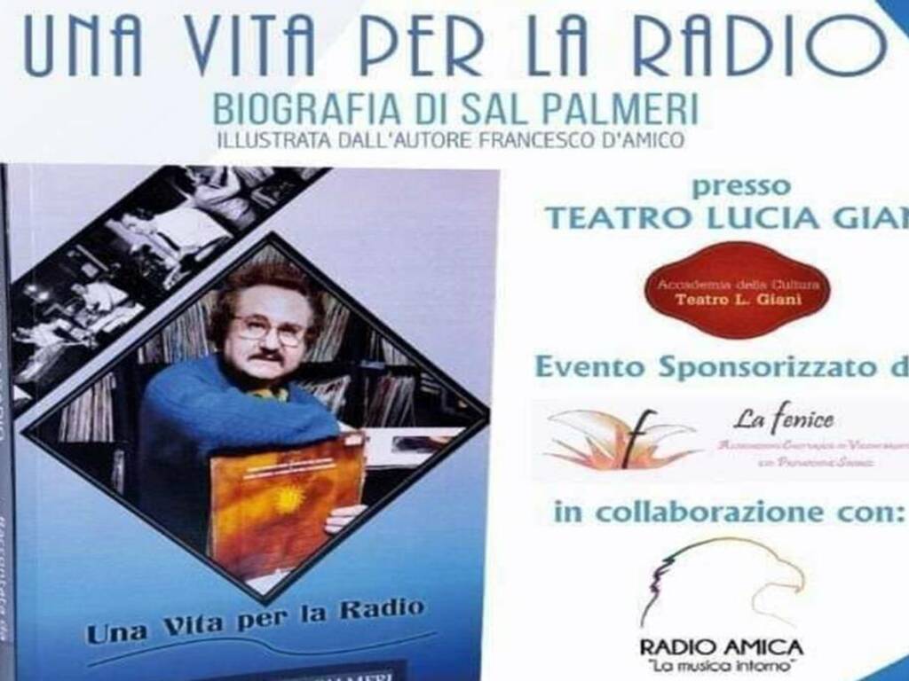 Al teatro Ganì la presentazione della biografia sull’imprenditore Sal Palmeri che creò un ponte tra Partinico e l’America